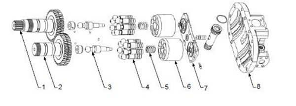 Hitachi-Hydraulic-Pump-Parts-HPV-Series-Displacement-2