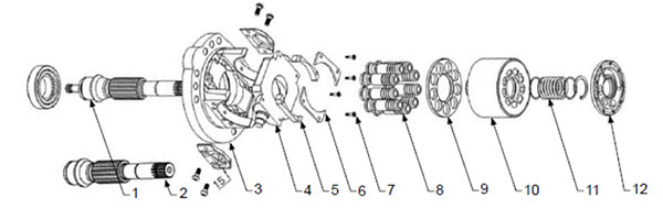 Komatsu-Hydraulic-Pump-Parts-HPV-Series-Displacement-2